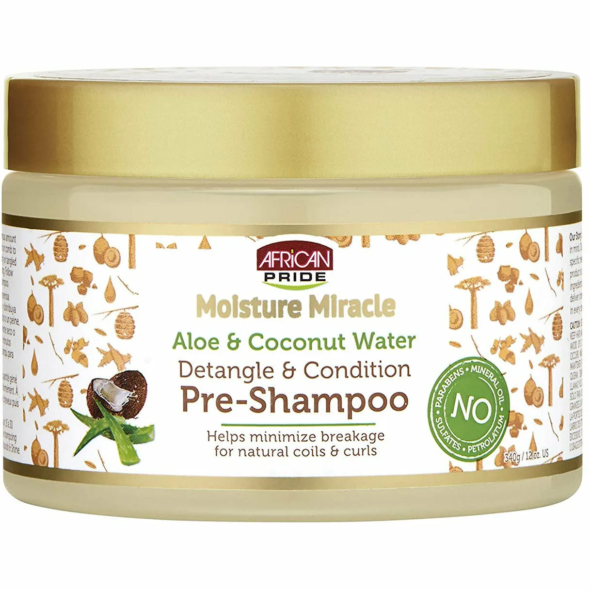 African Pride: Moisture Miracle Pre-Shampoo 12oz