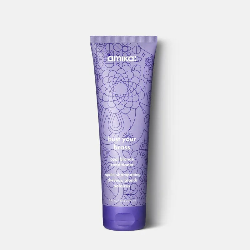 Amika: Brass Cool Blonde Repair Conditioner 8.45oz