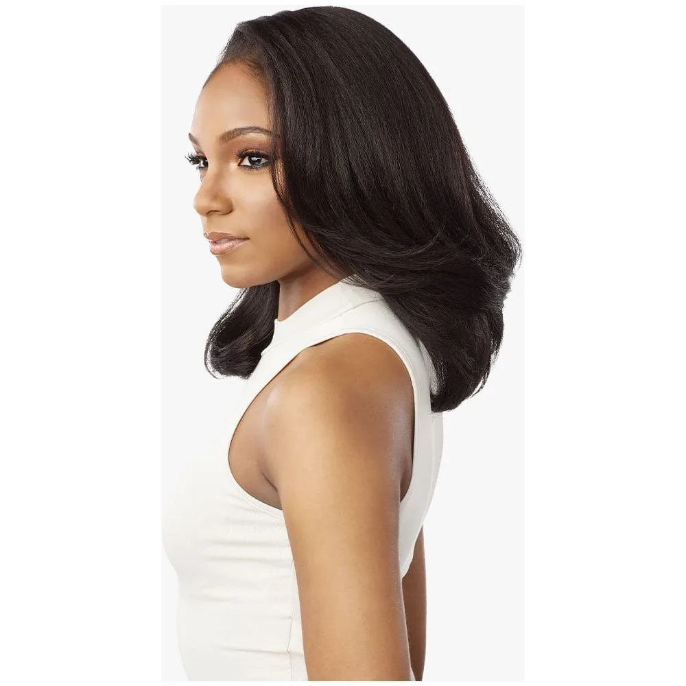 Sensationnel Kinky Edges 13x6 Synthetic HD Lace Front Wig - Kinky Layered Blow Out 14" thumbnail 3