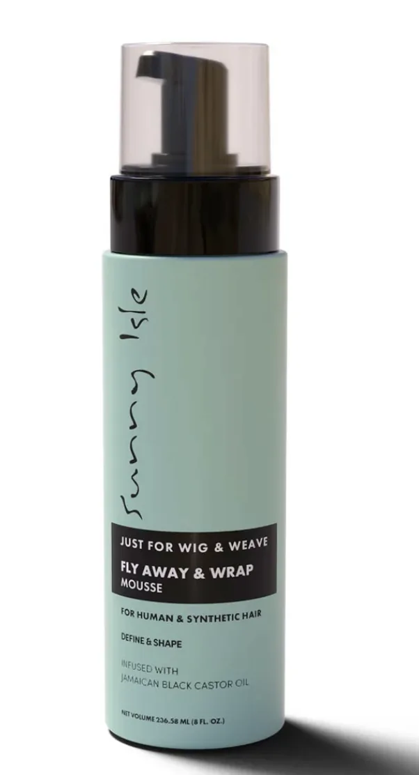 SUNNY ISLE JUST FOR WIG & WEAVE WRAP MOUSSE 8oz