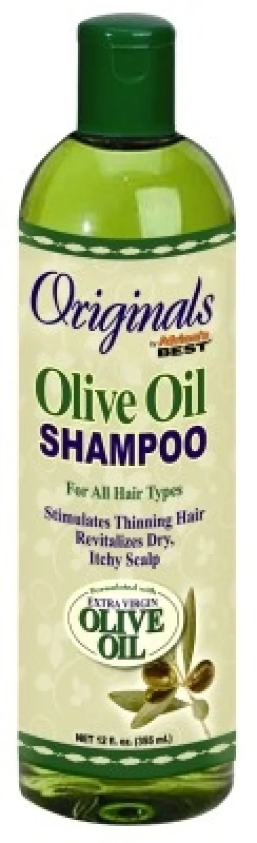 Africa's Best Organics Olive Oil Shampoo, For All Hair Types 12 Oz