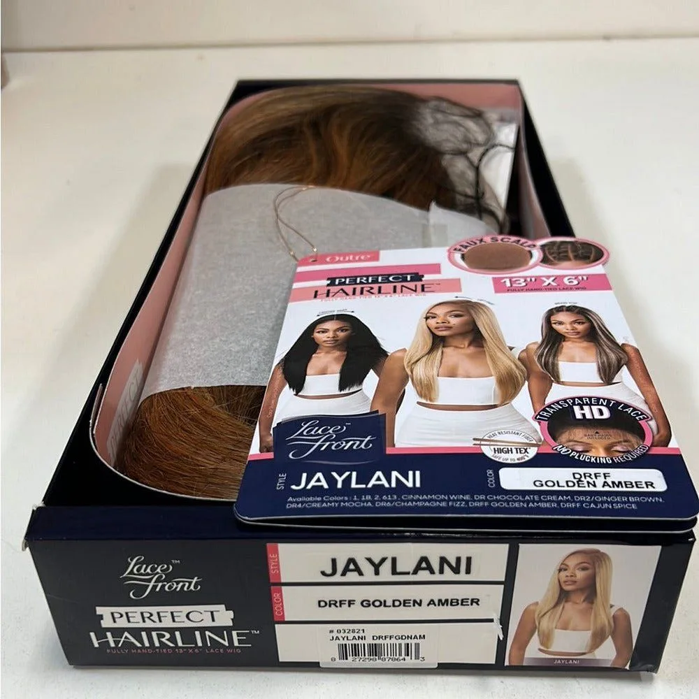 Outre Perfect Hairline 13x6 Faux Scalp HD Synthetic Lace Front Wig - Jaylani thumbnail 14