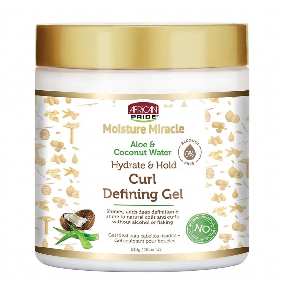 African Pride Miracle Aloe & Coconut Water Curl Defining Gel
