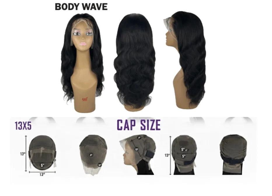 Beautiful Day Vossmi 13X5 HD Frontal Lace Wig  Body Wave - 613 alternate