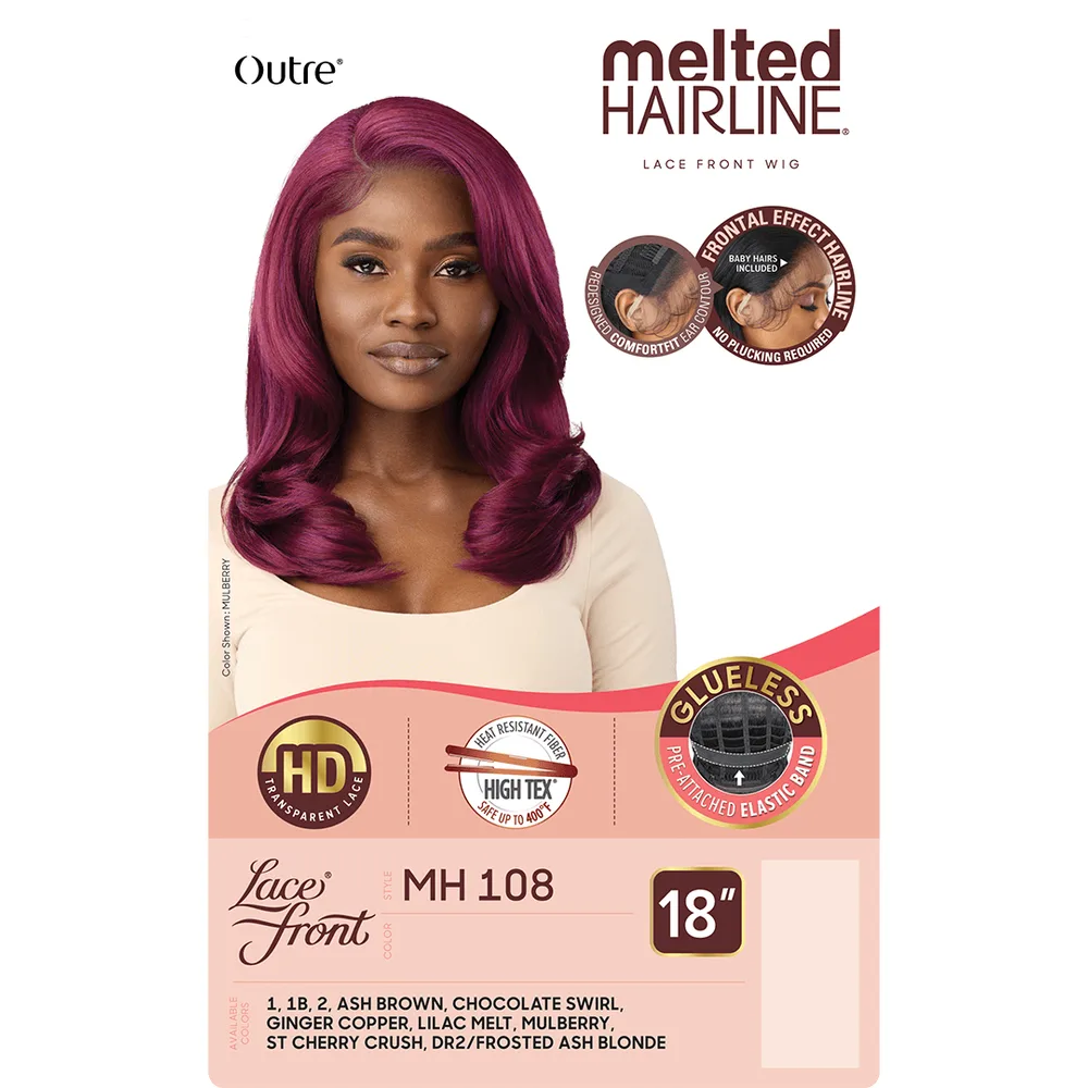 Outre Melted Hairline Synthetic HD Lace Front Wig - MH 108 thumbnail 7