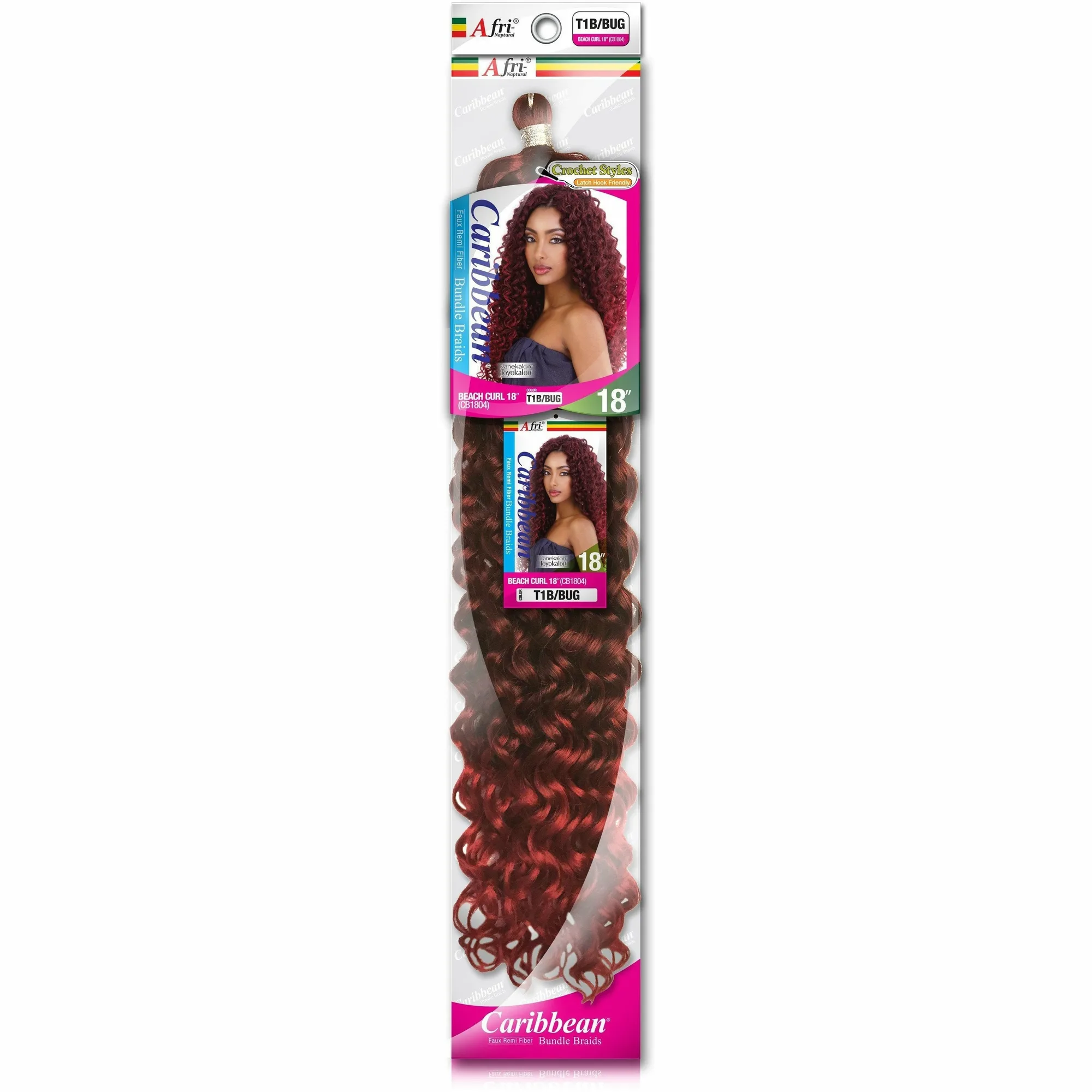 Afri-Naptural: Caribbean Beach Curl 18" -FINAL SALE thumbnail 5