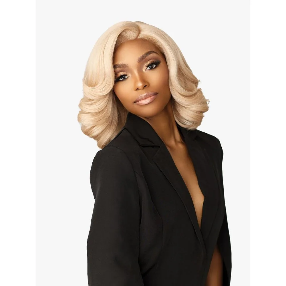 Sensationnel Synthetic Hair Butta Chic Bob Glueless HD Lace Front Wig - LOB Unit 7 thumbnail 3
