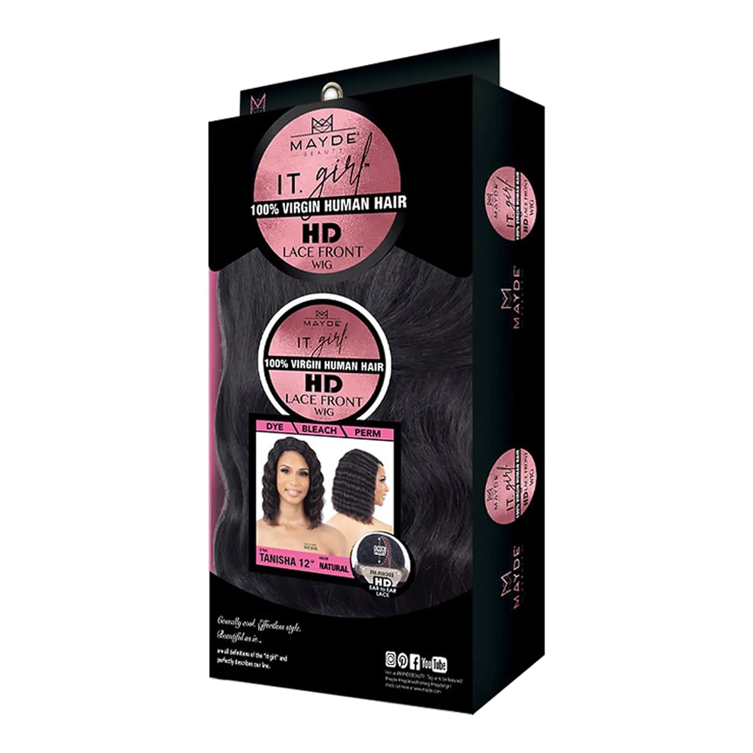 Mayde Beauty It Girl HD Lace Front Wig 12" - Tanisha thumbnail 3