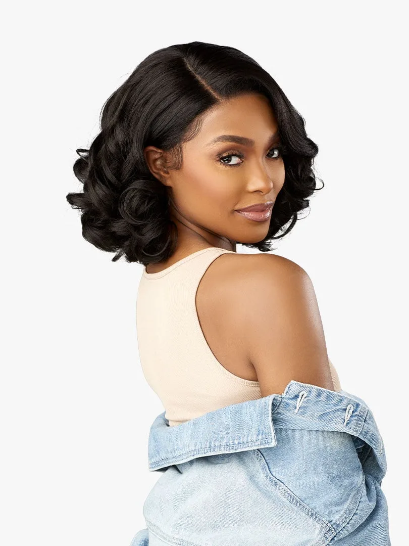 Sensationnel Kinky Edges Y-Part HD Lace Wig – Barrel Curl 12" thumbnail 5