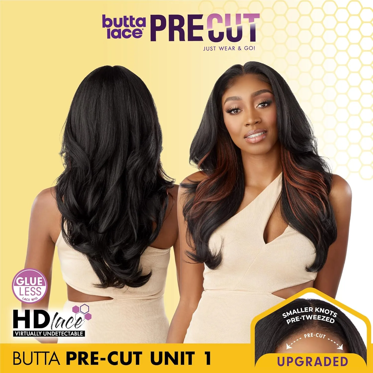 Sensational Butta Lace Pre-Cut HD Lace Wig - Unit 1 thumbnail 3