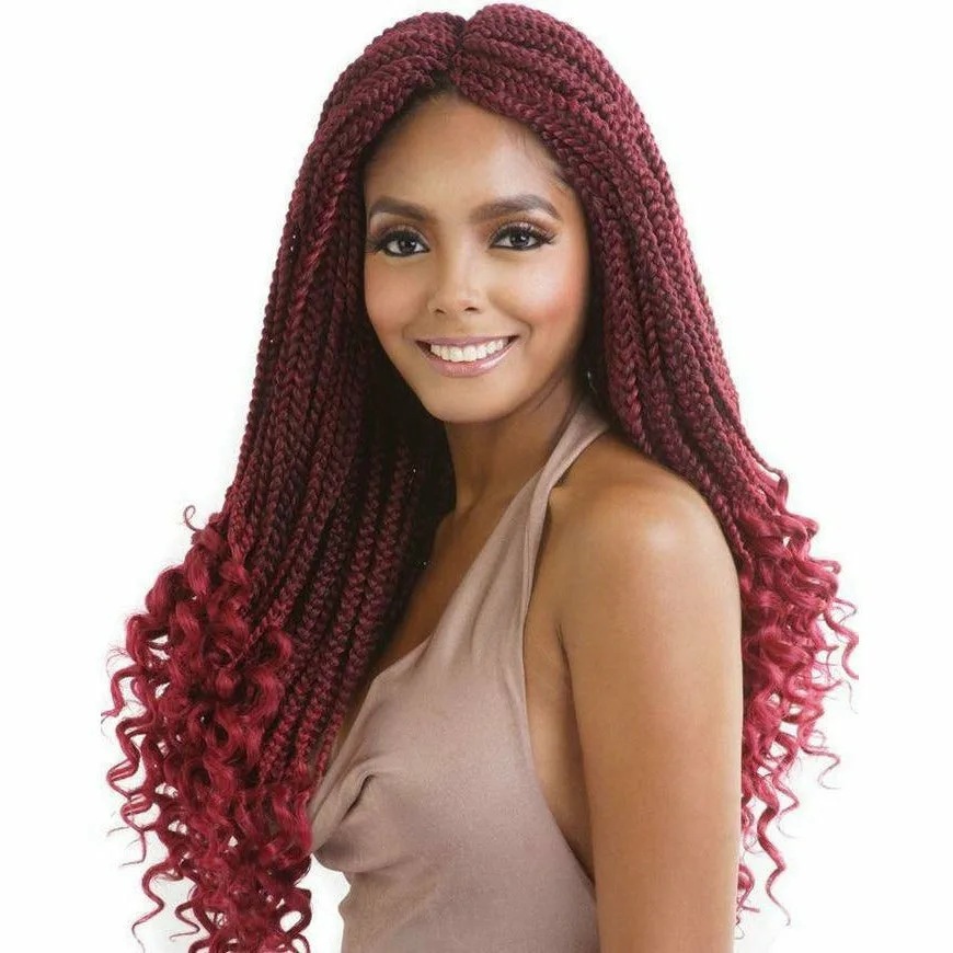 Afri-Naptural: Curly Ends Box Braid 18" (TWB101) - FINAL SALE thumbnail 2