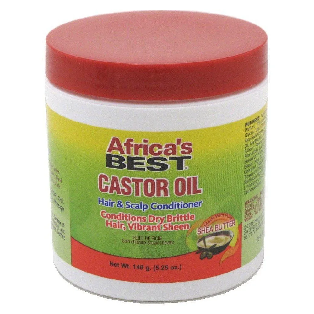 Africa's Best Castor Oil Hair Scalp Conditioner, 5.25 Ounce