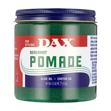 Dax Pomade with Bergamot Olive and Castor Oil Enhanced Hair Strength for Softer and Shinier Hair 7.5Oz (213g)