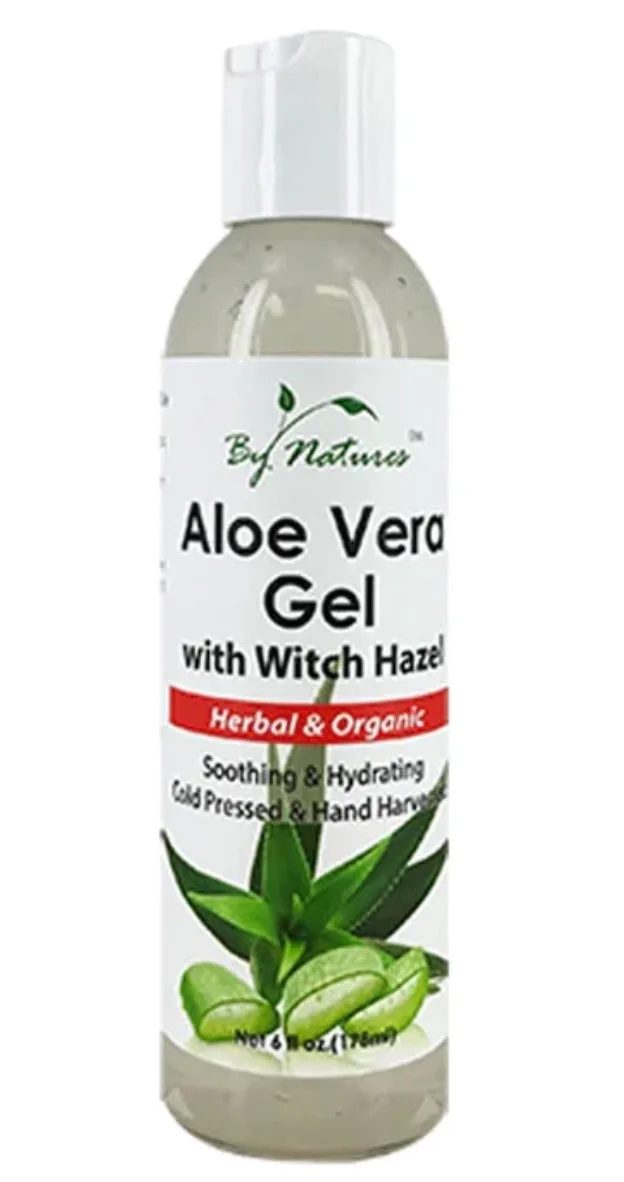 By Natures Aloe Vera Gel With Witch Hazel