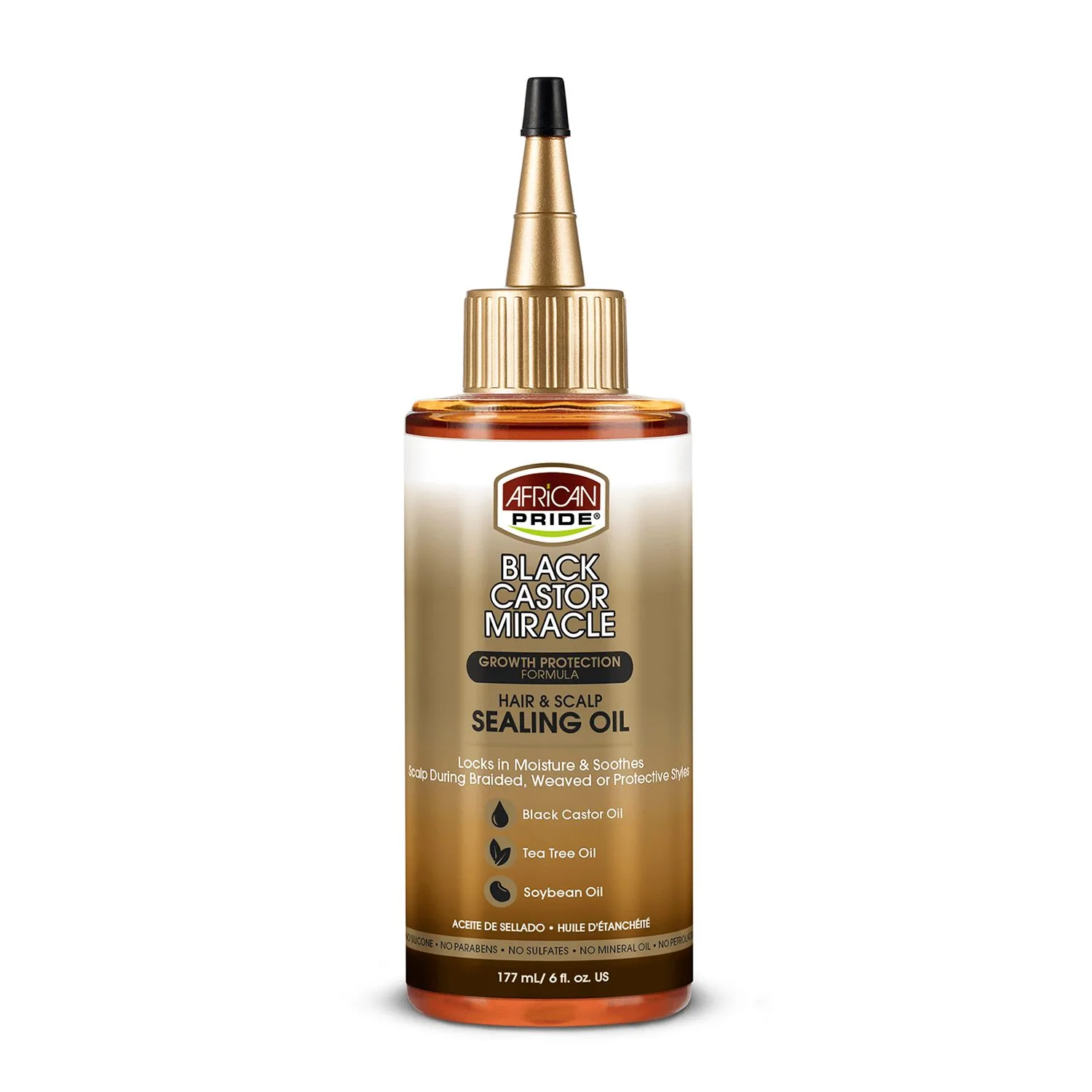 African Pride Black Castor Miracle Hair & Scalp Sealing Oil