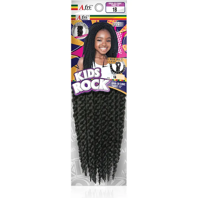 Afri-Naptural: Kids Rock 3D Cubic Twist 12" (KR06) thumbnail 4
