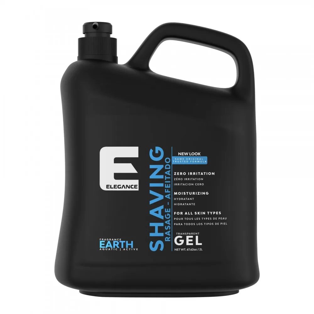 Elegance Transparent Shaving Gel Earth 2 L | 67.62 fl oz