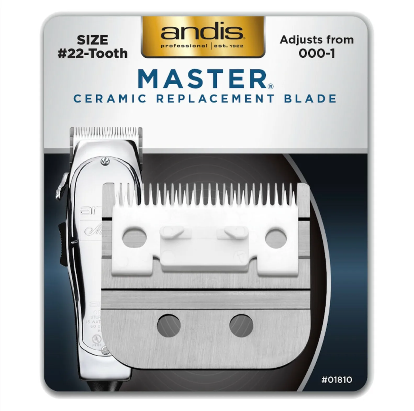 ANDIS Professional Master Ceramic Replacement Blade - Size -Tooth - 000-1