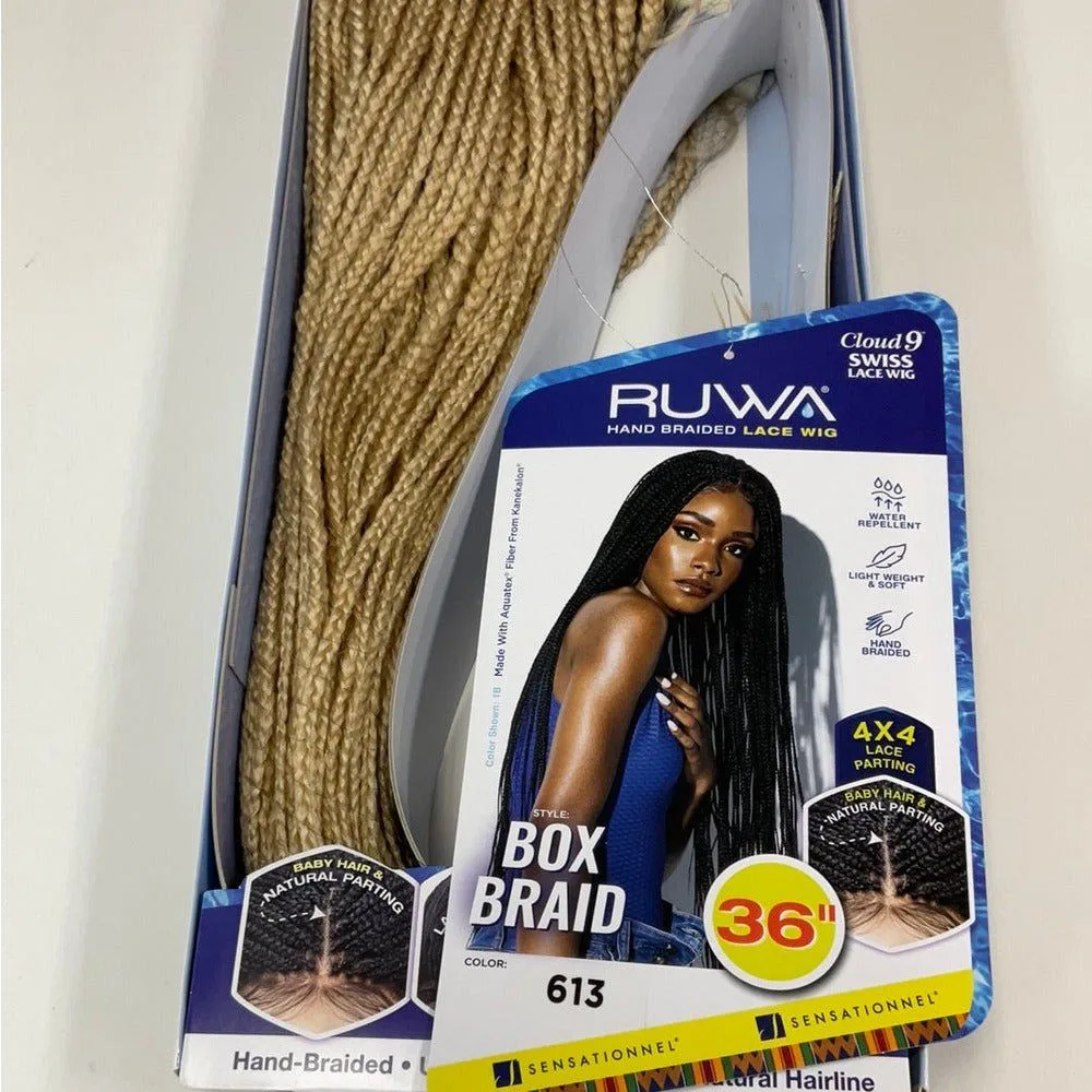 Sensationnel Cloud 9 RUWA 4x4 Synthetic Swiss Lace Wig - Box Braid 36" thumbnail 6