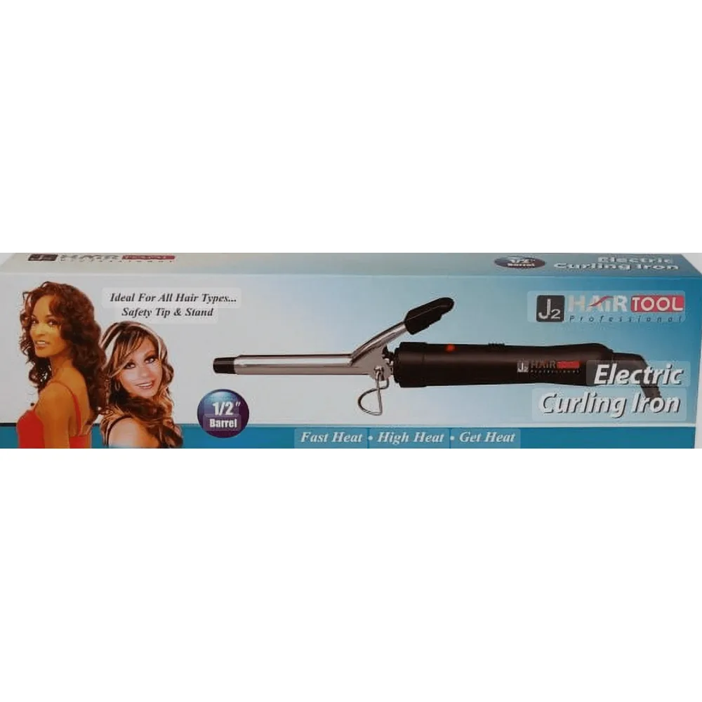 J2 Electric Curling Iron – 1" & 1/2" Barrels for Defined Curls & Smooth Styling thumbnail 4