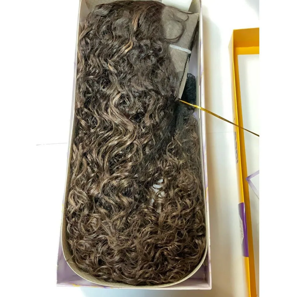 Sensationnel Butta Lace Human Hair Blend Lace Front Wig - Bohemian 28" thumbnail 10