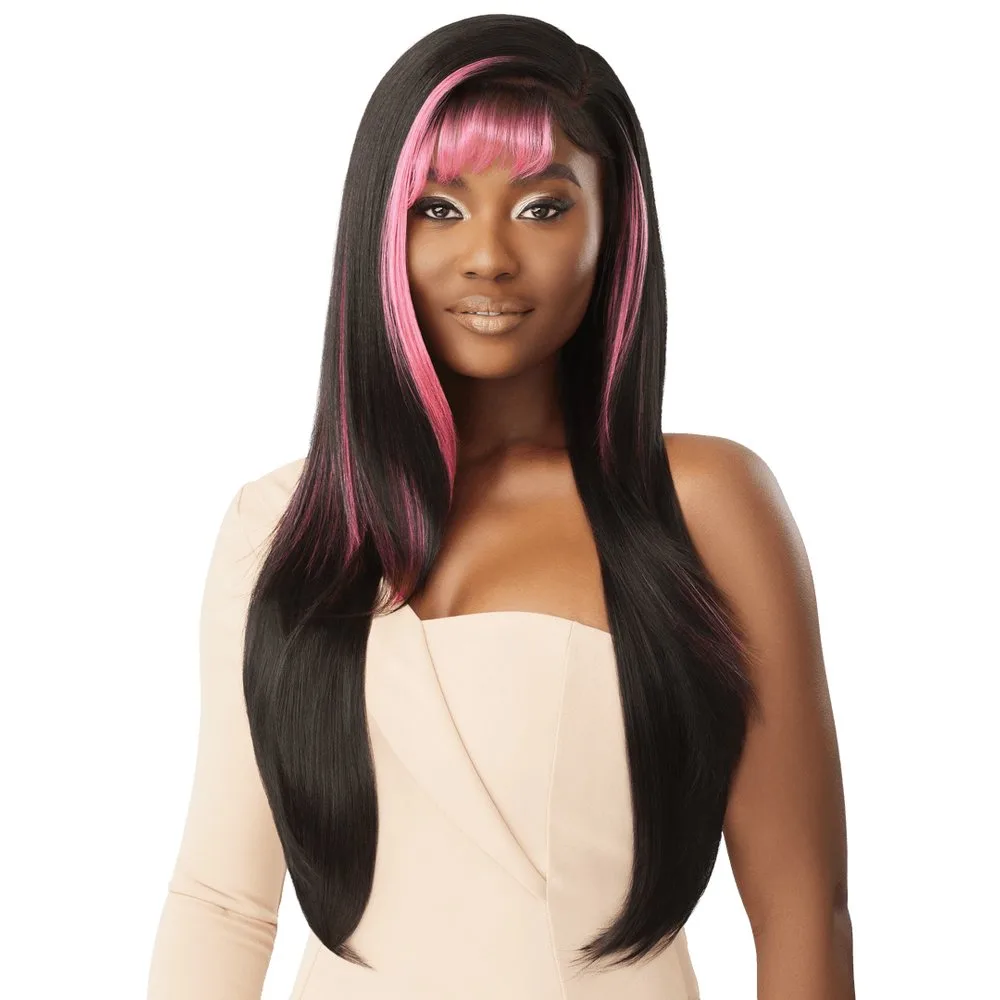 Outre SleekLay Part Synthetic HD Lace Front Wig - Daniella thumbnail 2