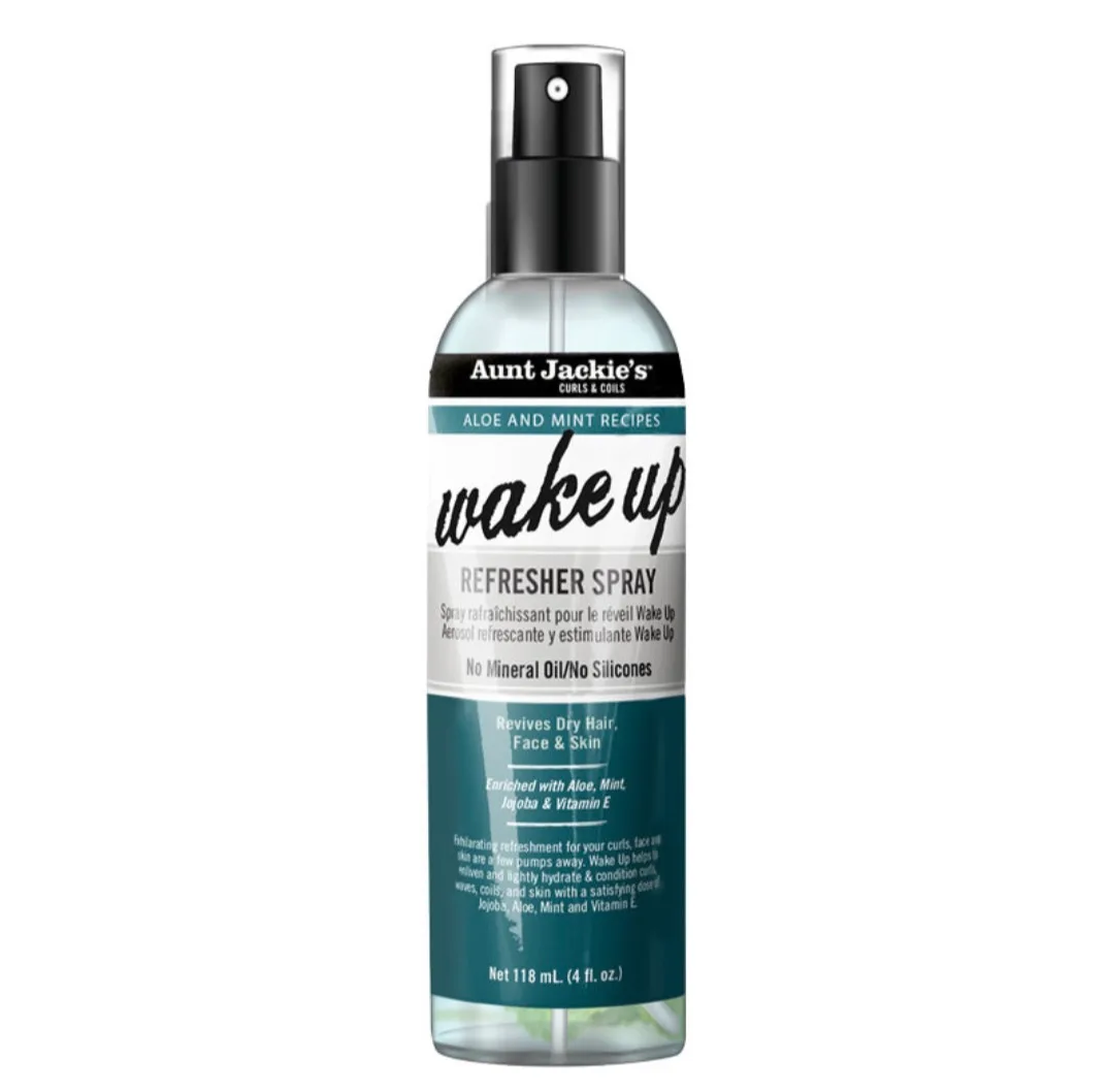 Aunt Jackie's Aloe & Mint Recipes Wake Up Refresher Spray