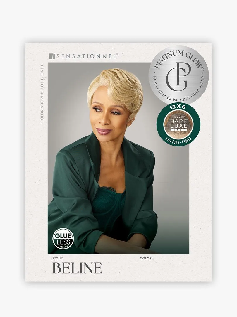 Sensationnel Bare Lace Platinum Glow Wig - Beline alternate