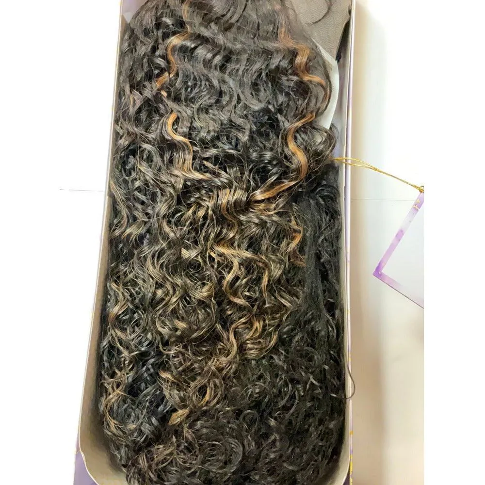 Sensationnel Butta Lace Human Hair Blend Lace Front Wig - Bohemian 28" thumbnail 8