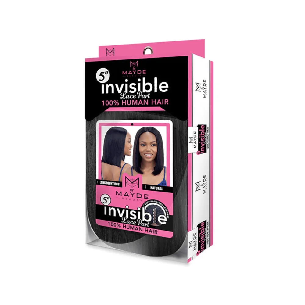 Mayde Beauty 100% Human Hair Wig – Long Blunt Bob thumbnail 3