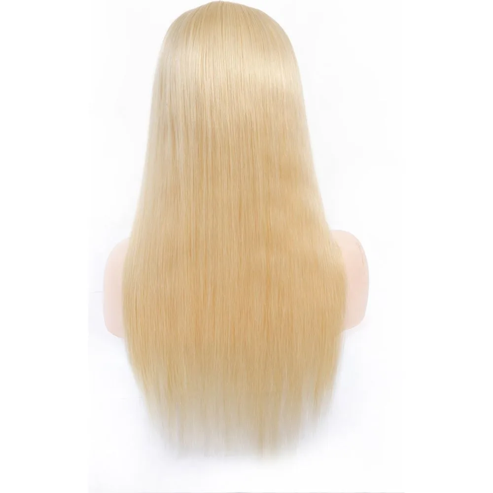 B & B Gold 100% Brazilian Human Hair 13x4 Lace Front Wig - 613 thumbnail 2