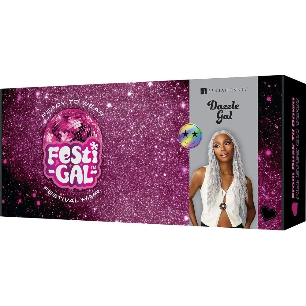 Sensationnel Shear Muse Festi-Gal Y-Part Synthetic HD Lace Wig - Dazzle Gal thumbnail 6