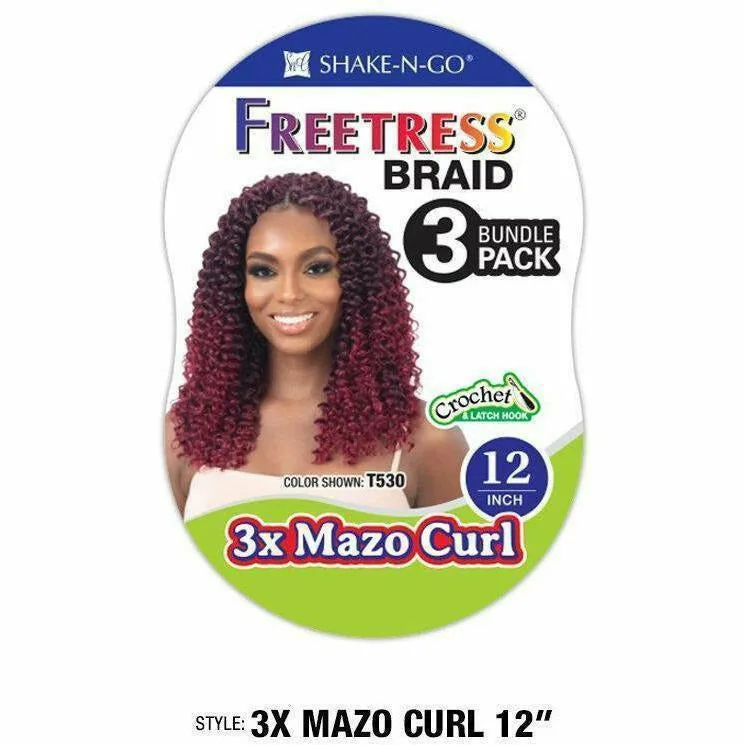 FreeTress: 3X Mazo Curl 12" Crochet Braids thumbnail 4