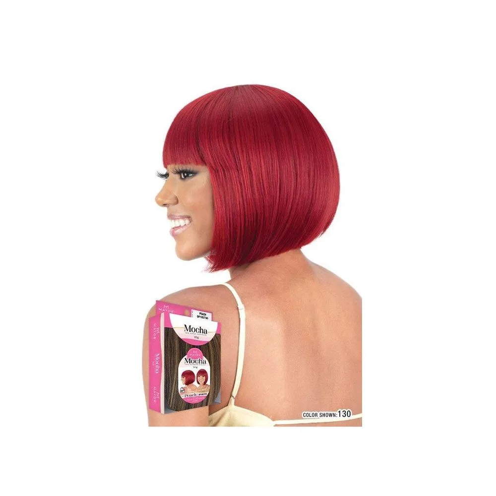 Mayde Mocha 100% Human Hair Wig – Peach thumbnail 6