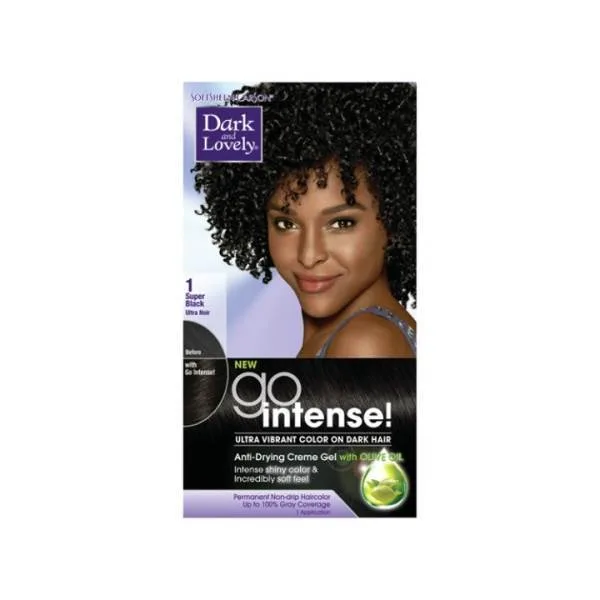 SOFT SHEEN CARSON Dark And Lovely Gointense Super Black Model #SO-K1413100, UPC: 075285008690