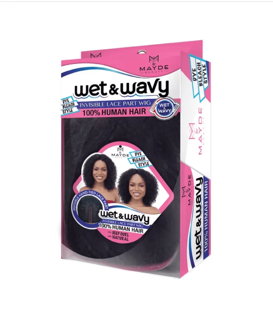 Mayde Beauty Wet & Wavy Human Hair Wig - Deep Curl thumbnail 3
