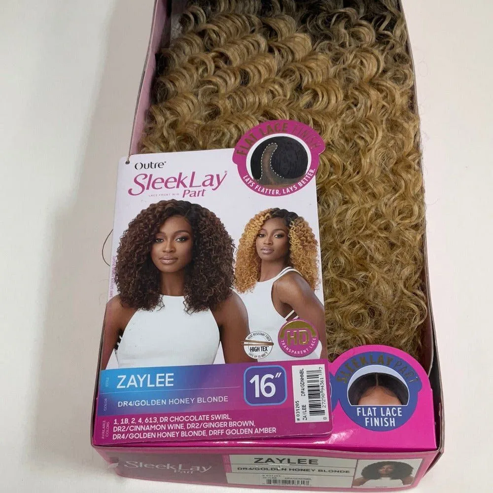 Outre Sleeklay Part HD Synthetic Lace Front Wig - Zaylee thumbnail 5