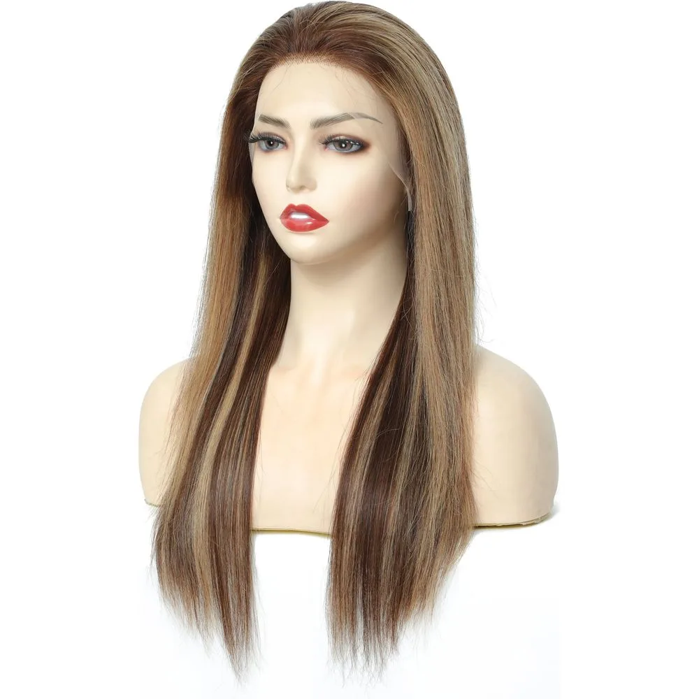 B & B Gold 100% Brazilian Human Hair 13x4 Lace Front Wig - T4/27/30 thumbnail 7