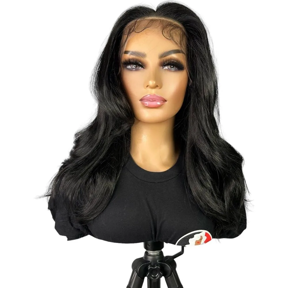 Outre Airtied 100% Fully Hand- Tied Human Hair Blend HD Lace Wig - LOOSE BODY WAVE 18" thumbnail 8