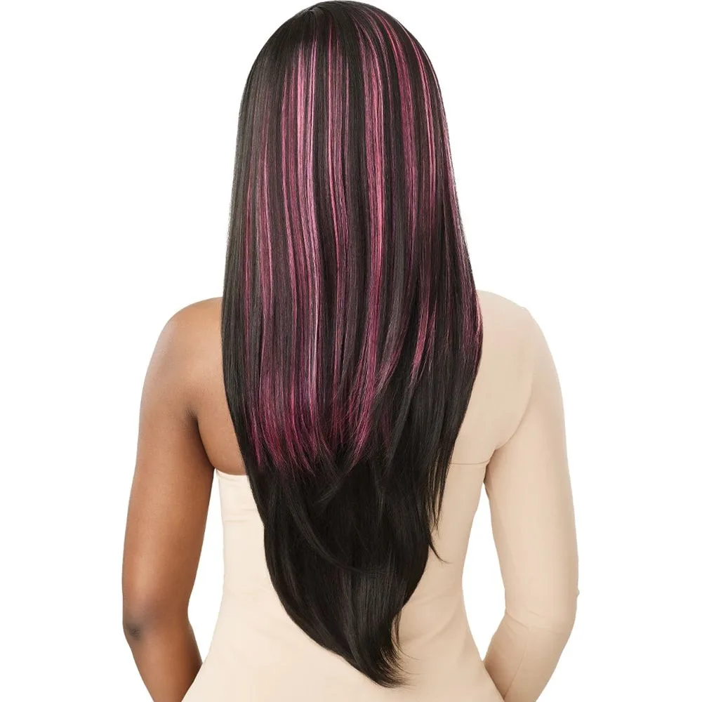 Outre SleekLay Part Synthetic HD Lace Front Wig - Daniella thumbnail 5