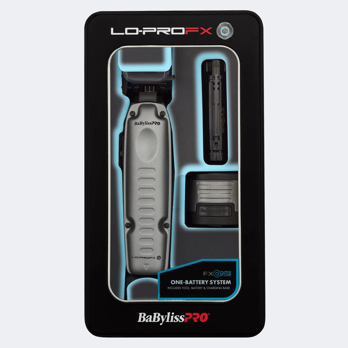BaBylissPRO FXONE Lo-ProFX Matte Gray High Performance Low Profile Trimmer