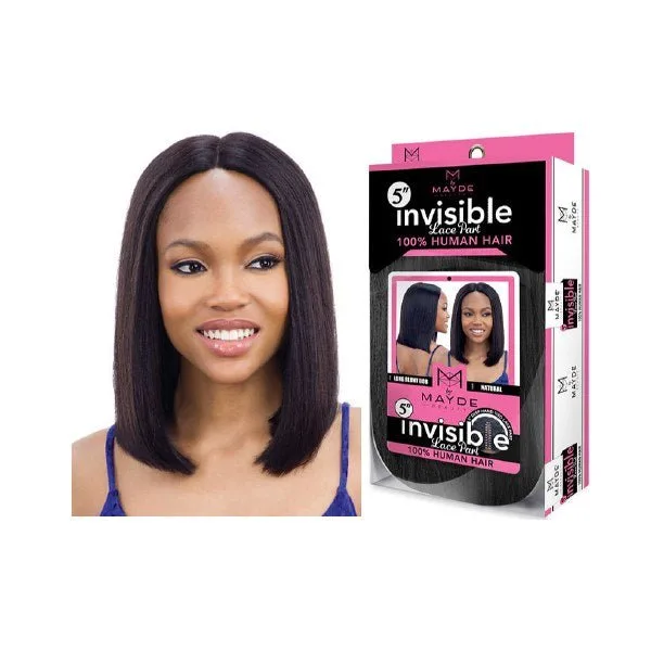 Mayde Beauty 100% Human Hair Wig – Long Blunt Bob thumbnail 4