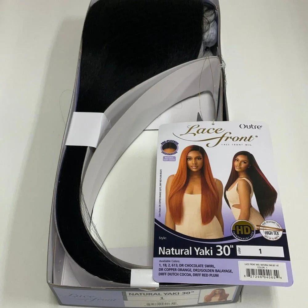 Outre Lace Front Synthetic Lace Wig - Natural Yaki 30" thumbnail 9