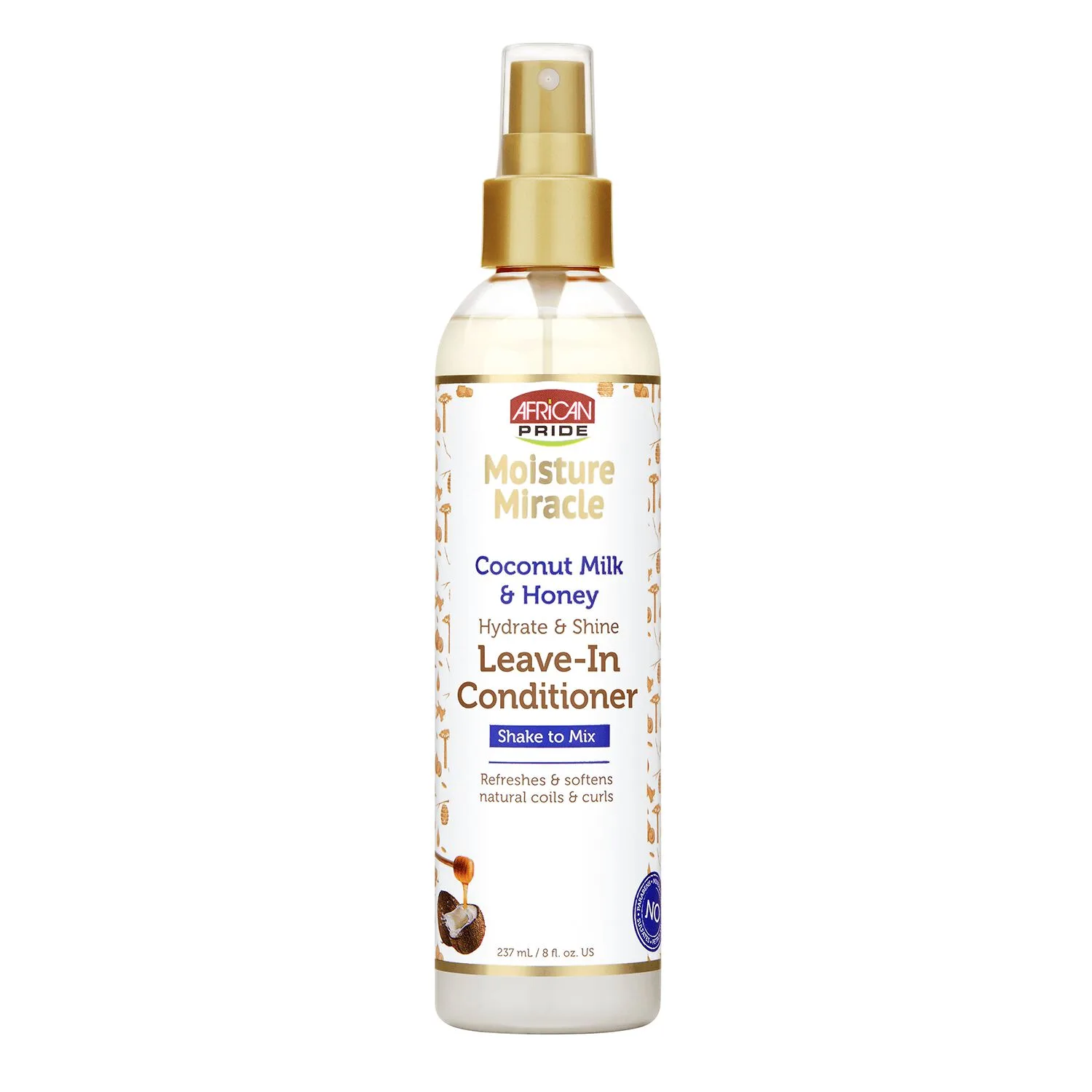 African Pride Moisture Miracle Coconut Milk & Honey Leave-In Conditioner Spray