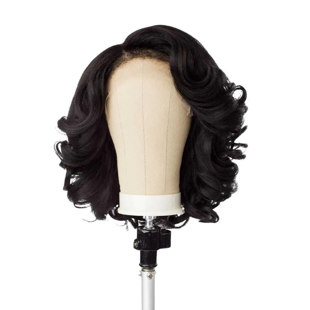 Sensationnel Kinky Edges Y-Part HD Lace Wig – Kinky Volume Curl 14" thumbnail 6