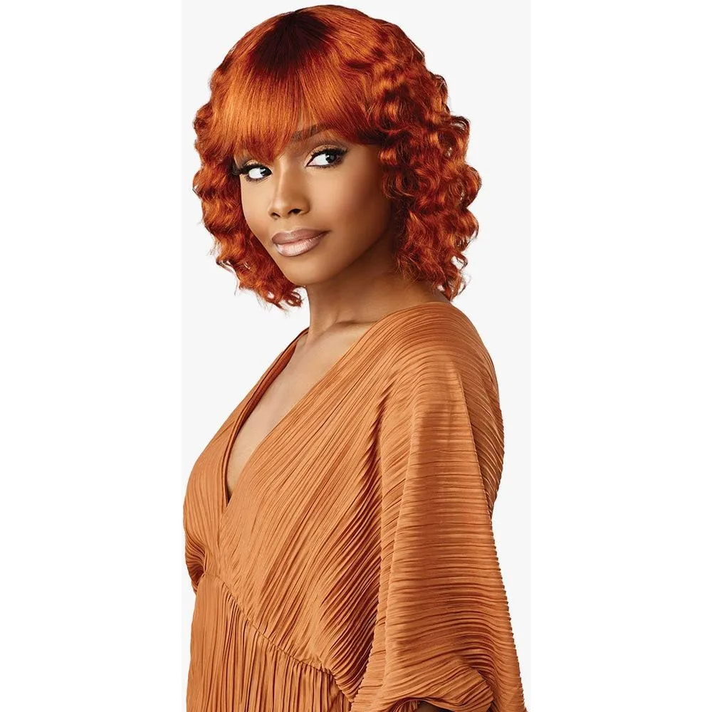 Sensationnel Empire Bob Collection 100% Human Hair Full Wig - Wavy Cut 12" thumbnail 2