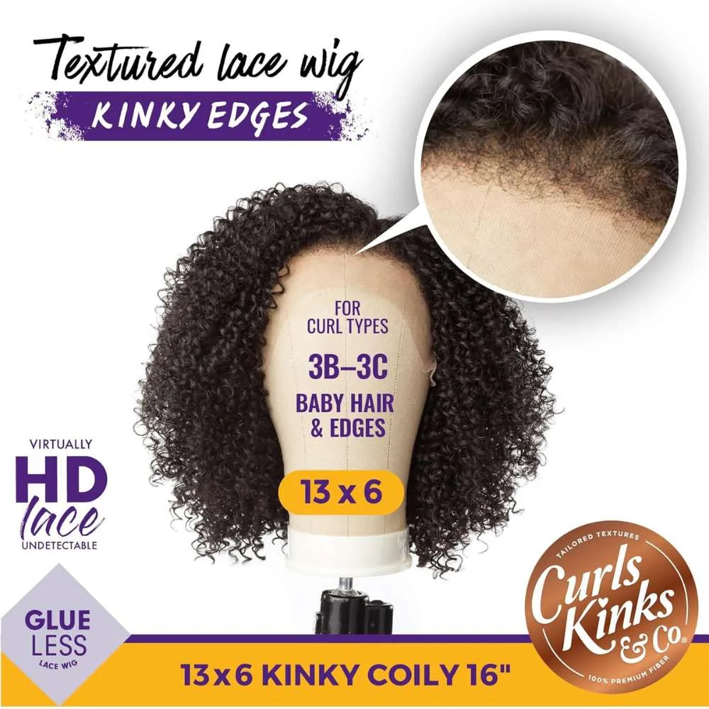 Sensationnel Kinky Edges 13×6 HD Lace Wig – Kinky Coily 16″ thumbnail 3