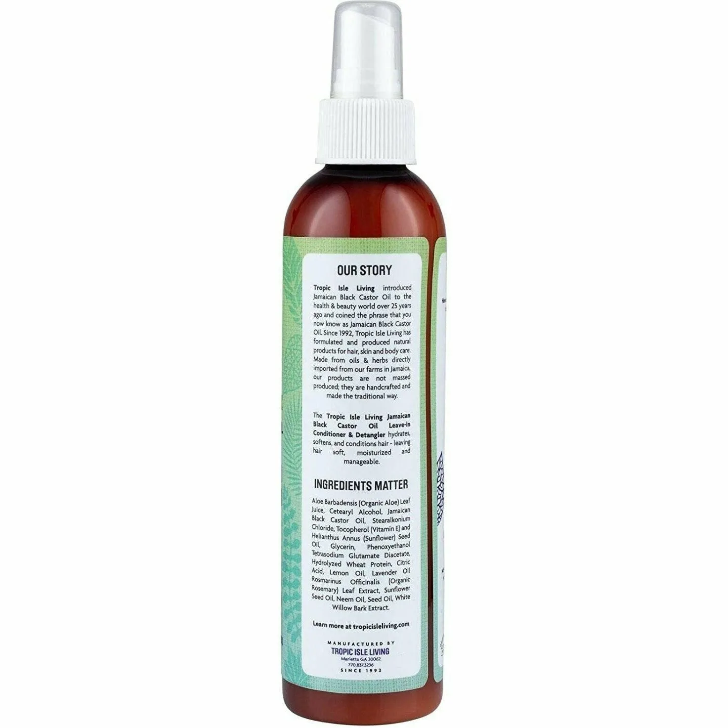 Tropic Isle Living: Jamaican Black Castor Oil Leave-in Conditioner & Detangler 8oz alternate