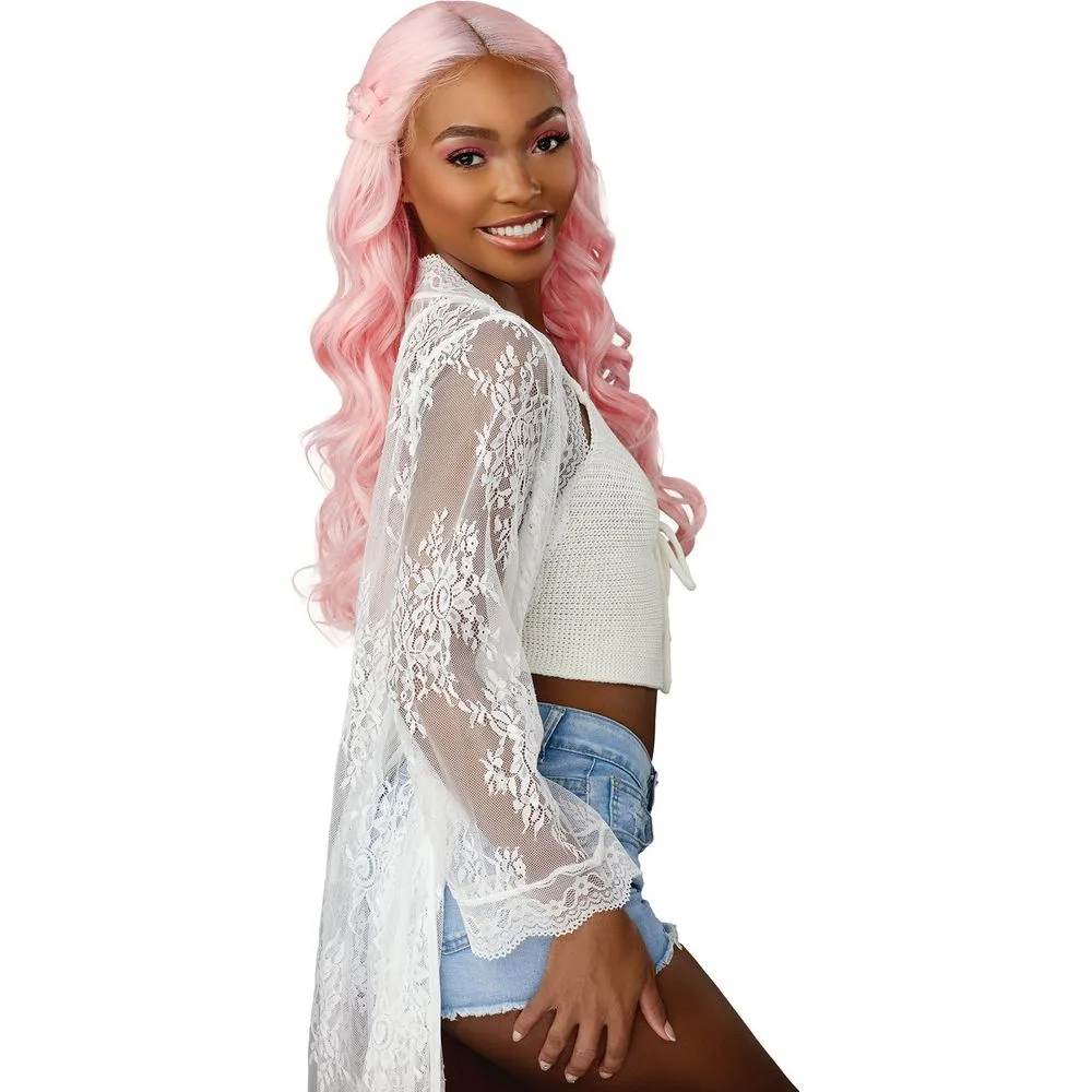 Sensationnel Shear Muse Festi-Gal Y-Part Synthetic HD Lace Wig - Flower Gal thumbnail 2