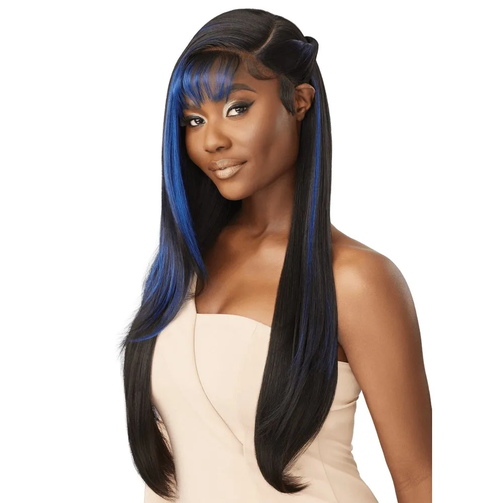 Outre SleekLay Part Synthetic HD Lace Front Wig - Daniella thumbnail 4